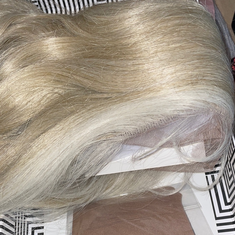 Premium Blonde Women’s Wig - Natural Ash Blonde - Picture 5 of 13